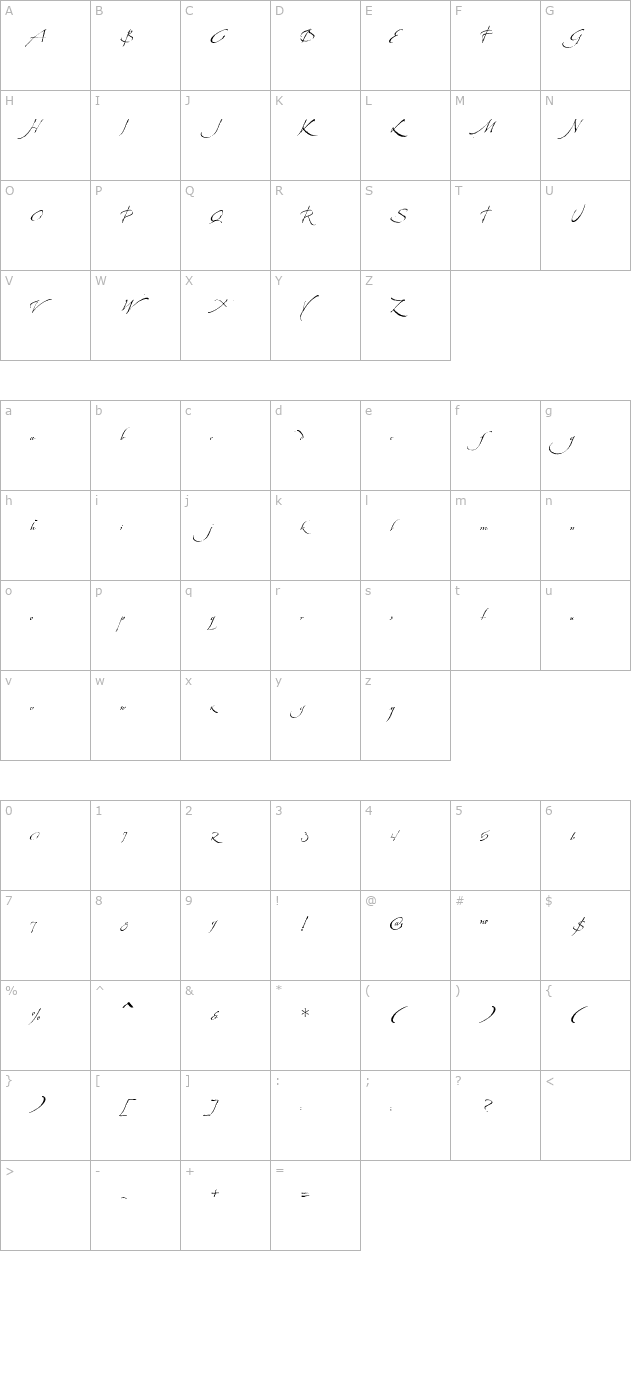 tsp-machina-2 character map