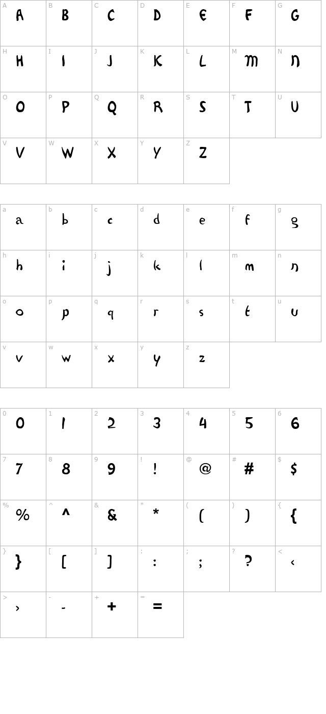 tsp-mcis-2 character map