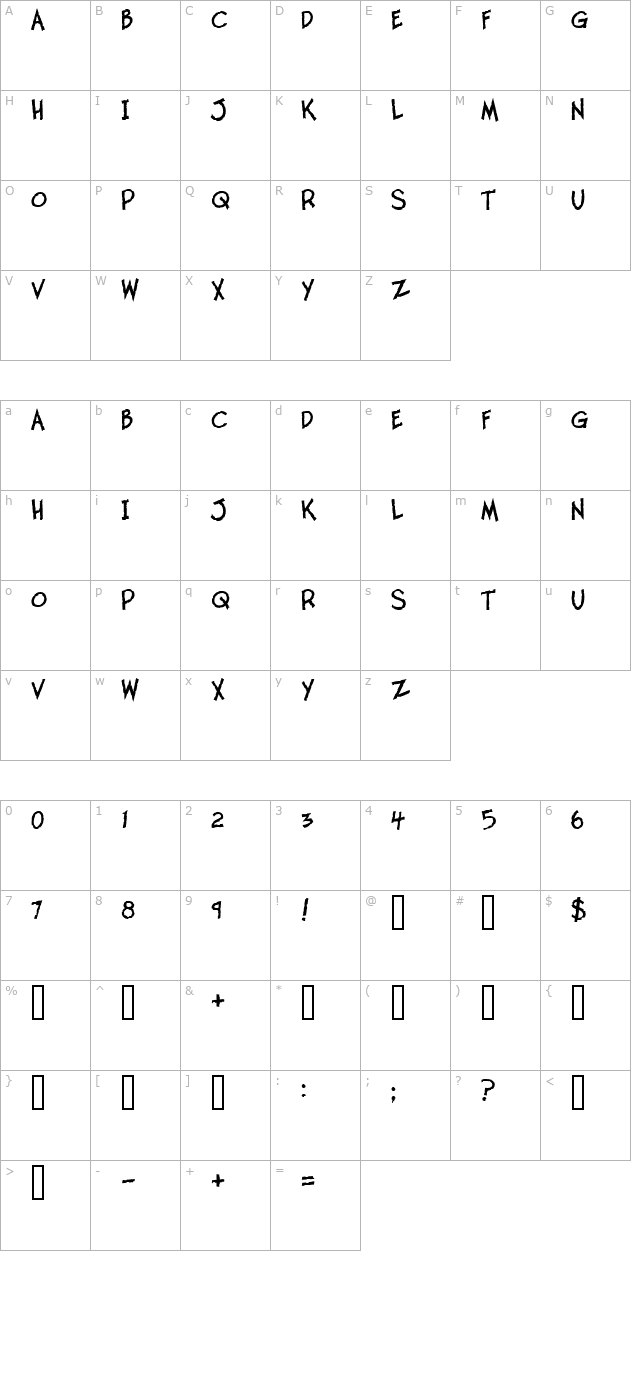 twelve-ton-fishstick character map