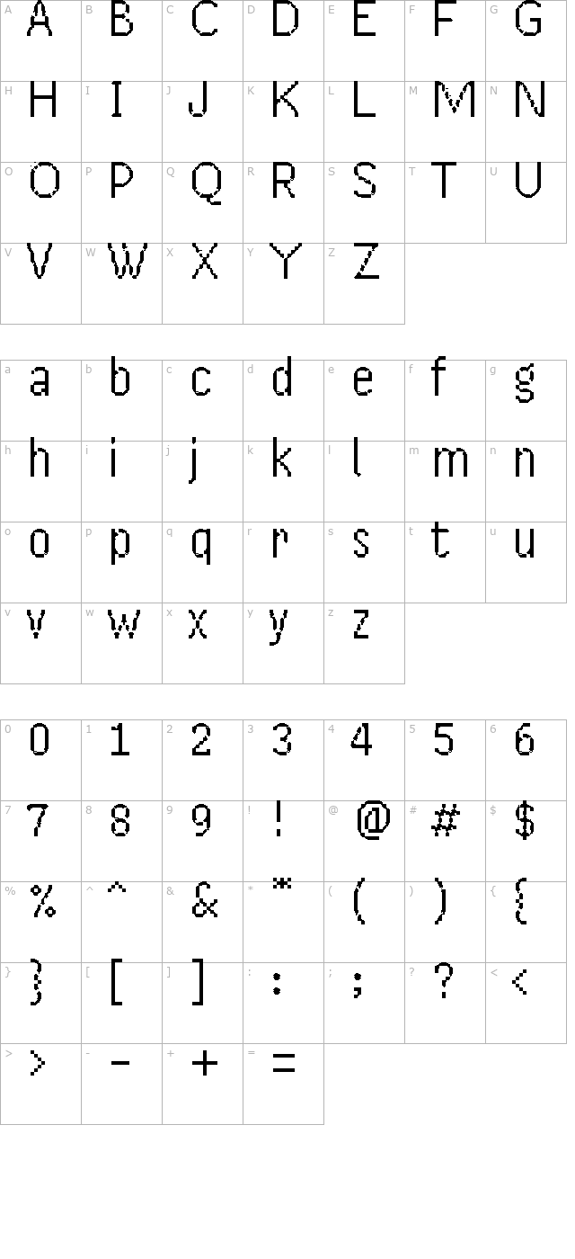 uf-mana-13 character map