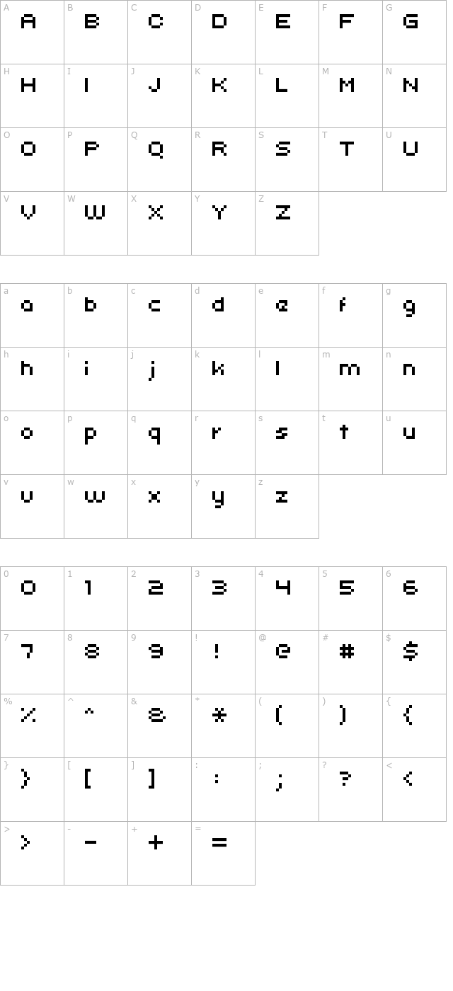 uni-05-53 character map