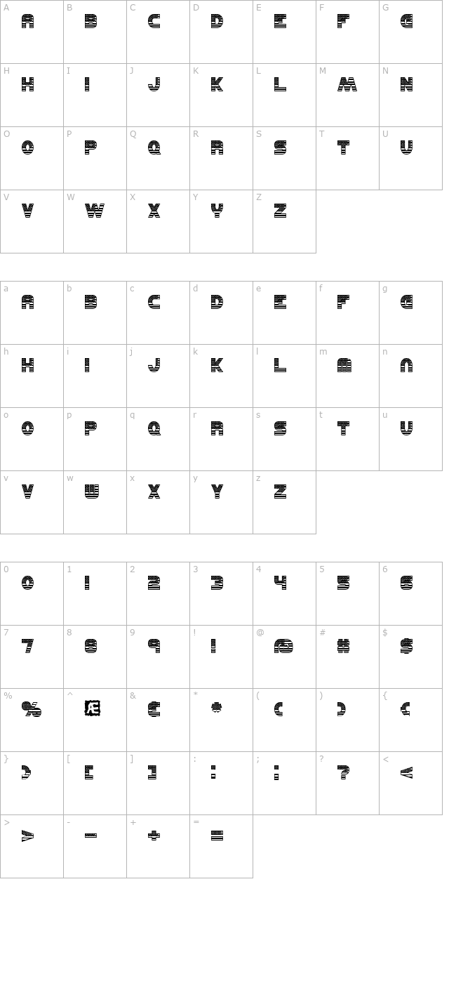 UNITED -BRK- character map