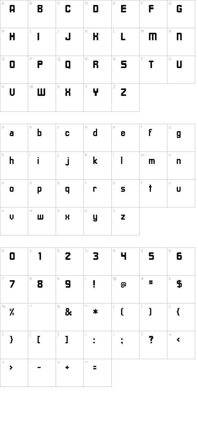 Upsilon character map