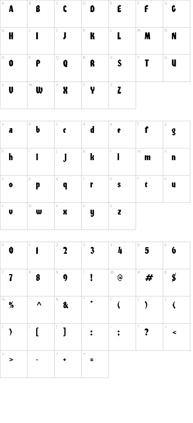 valiant character map