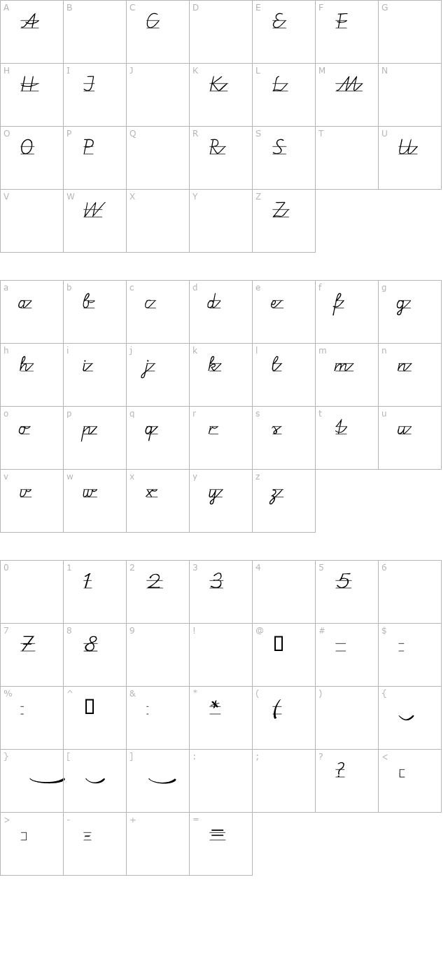 vamiba character map