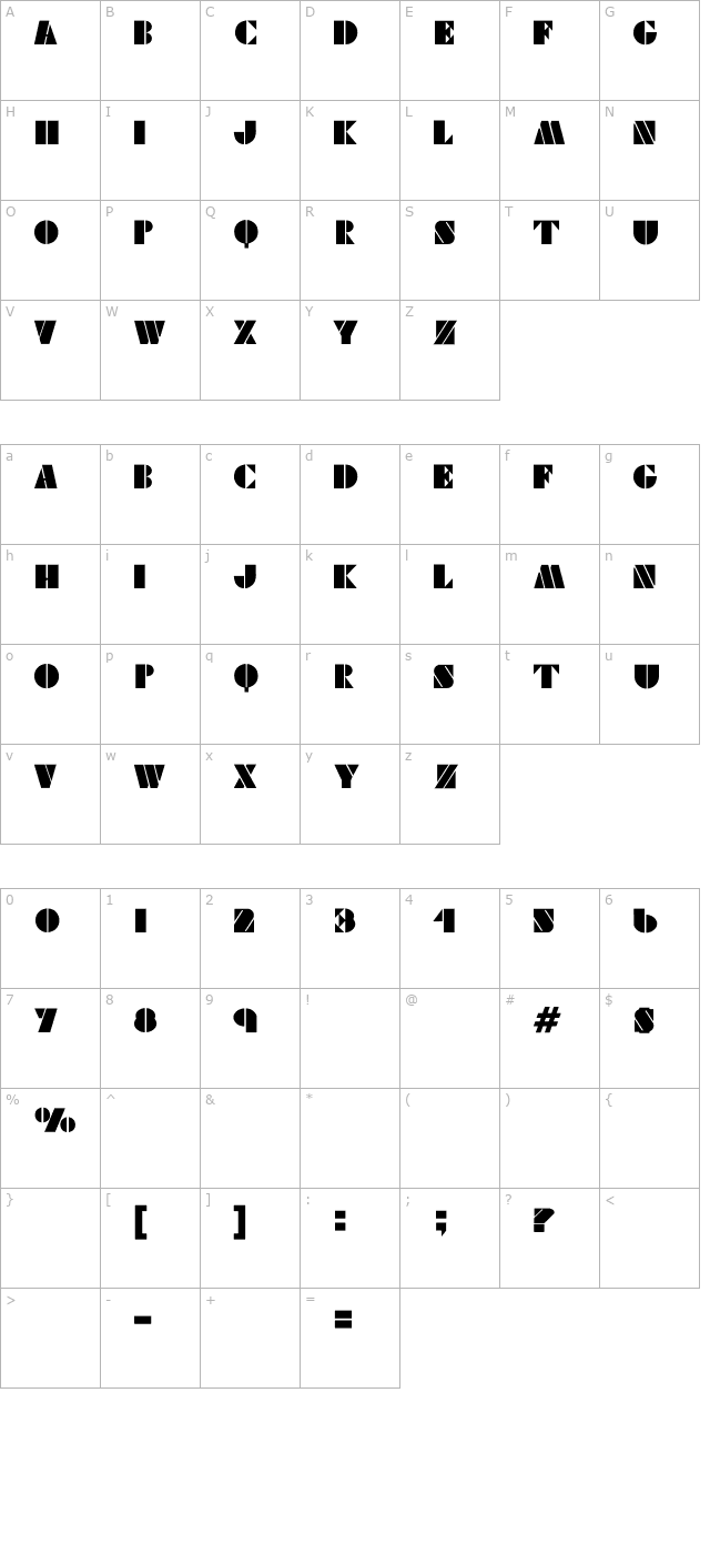 viking-stencil character map