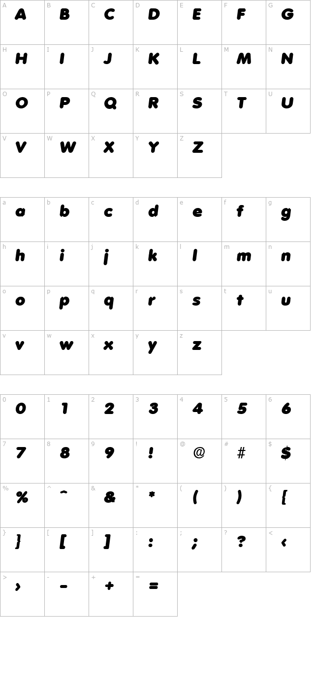 volkswagen-serial-black-regularitalic character map