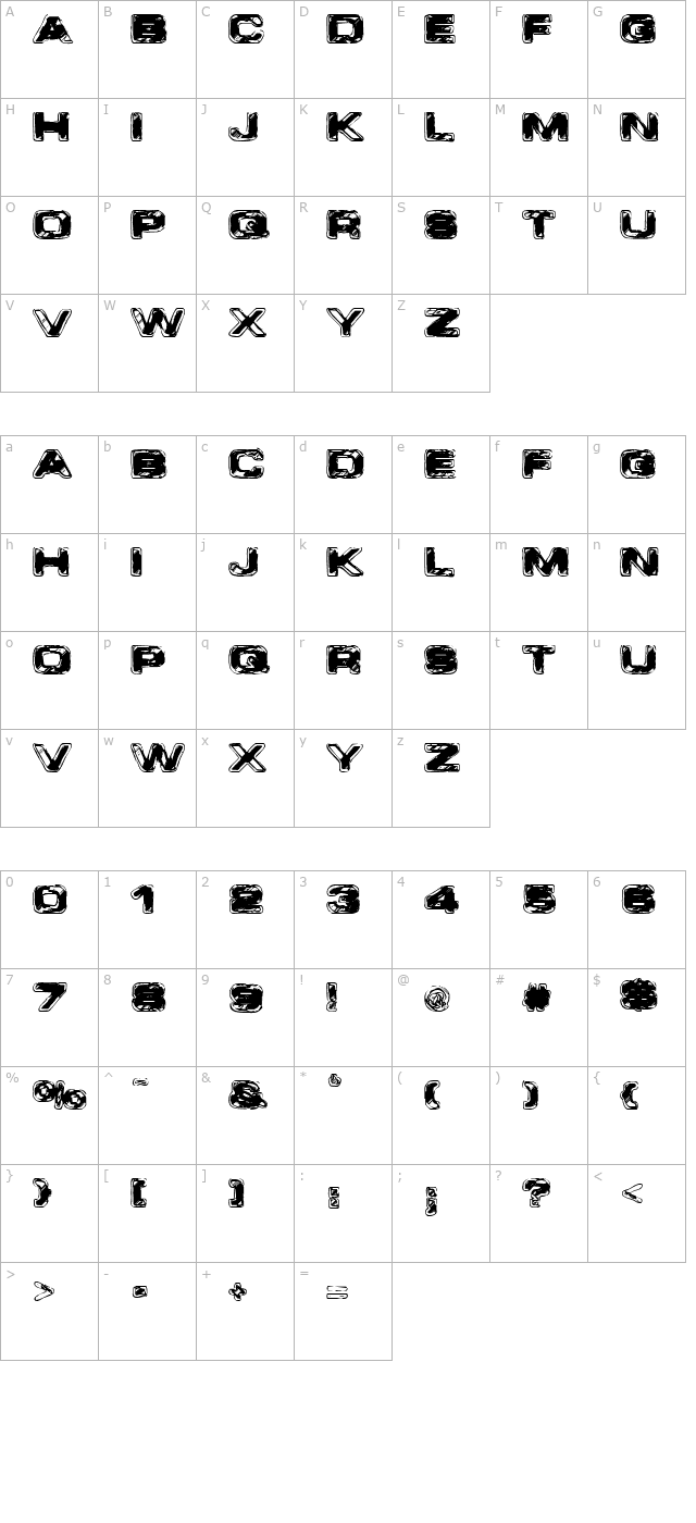 VTC CoppaKroma character map