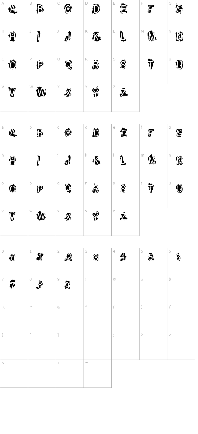 vtks-refused character map