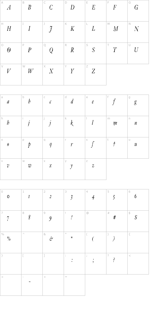 vtluciferspension-gothic character map