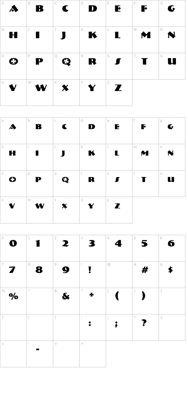 vtnervouzreich-boots character map