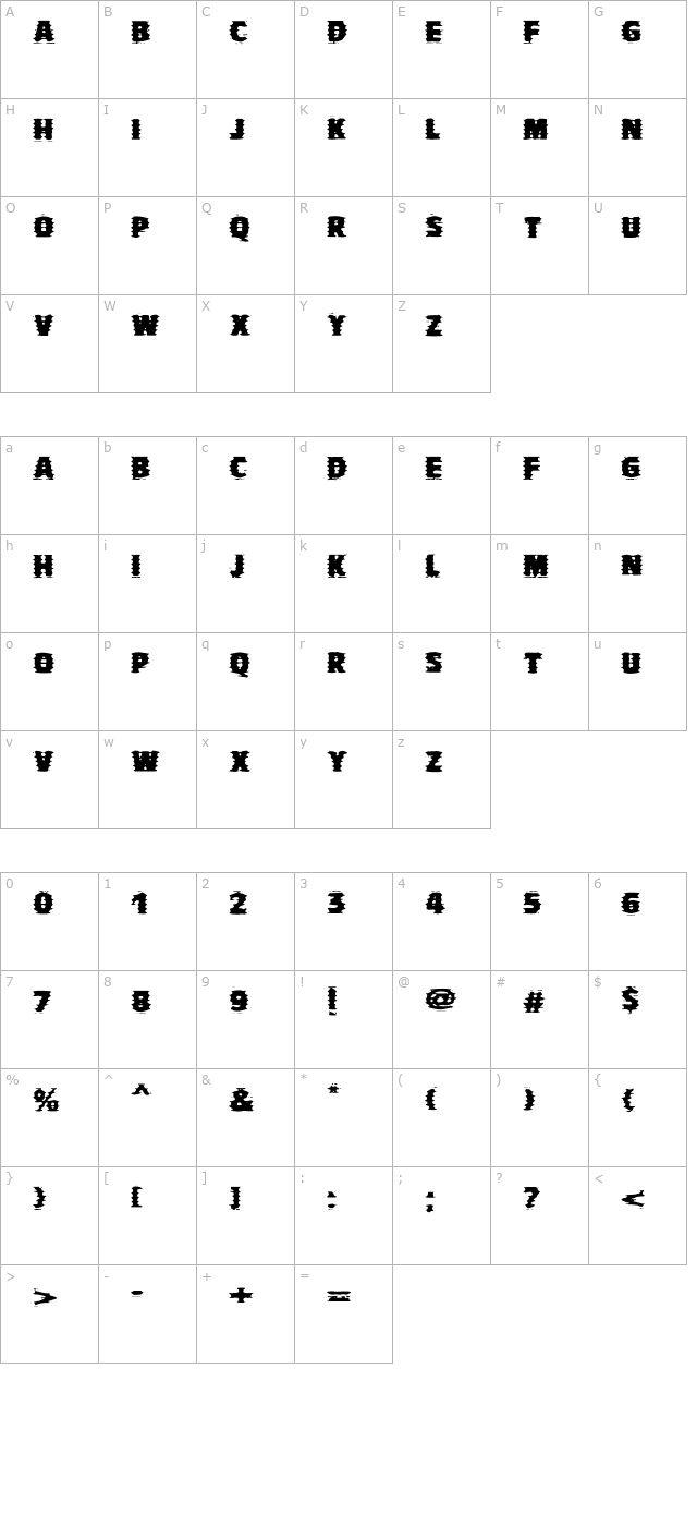 vtvbadjudgement character map