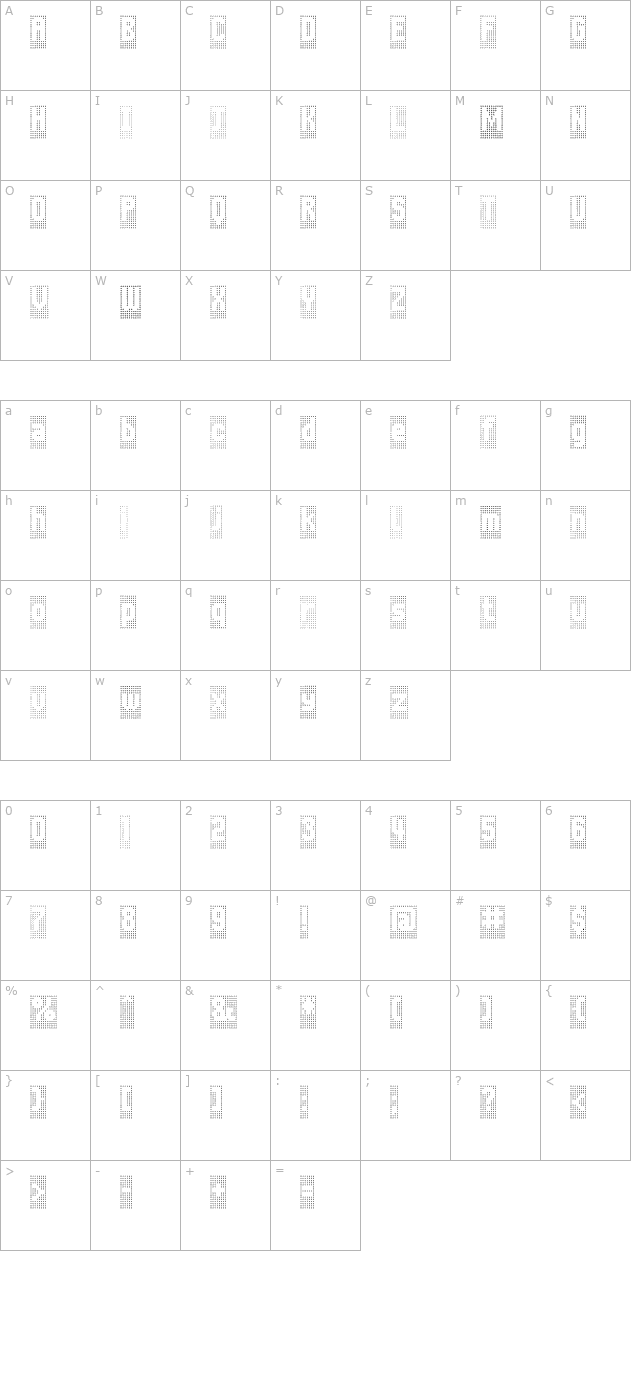 WagesOuter character map