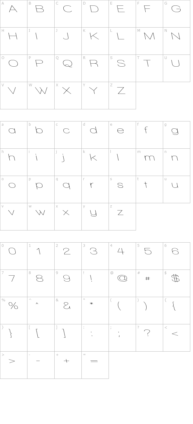 walkway-expand-revoblique character map