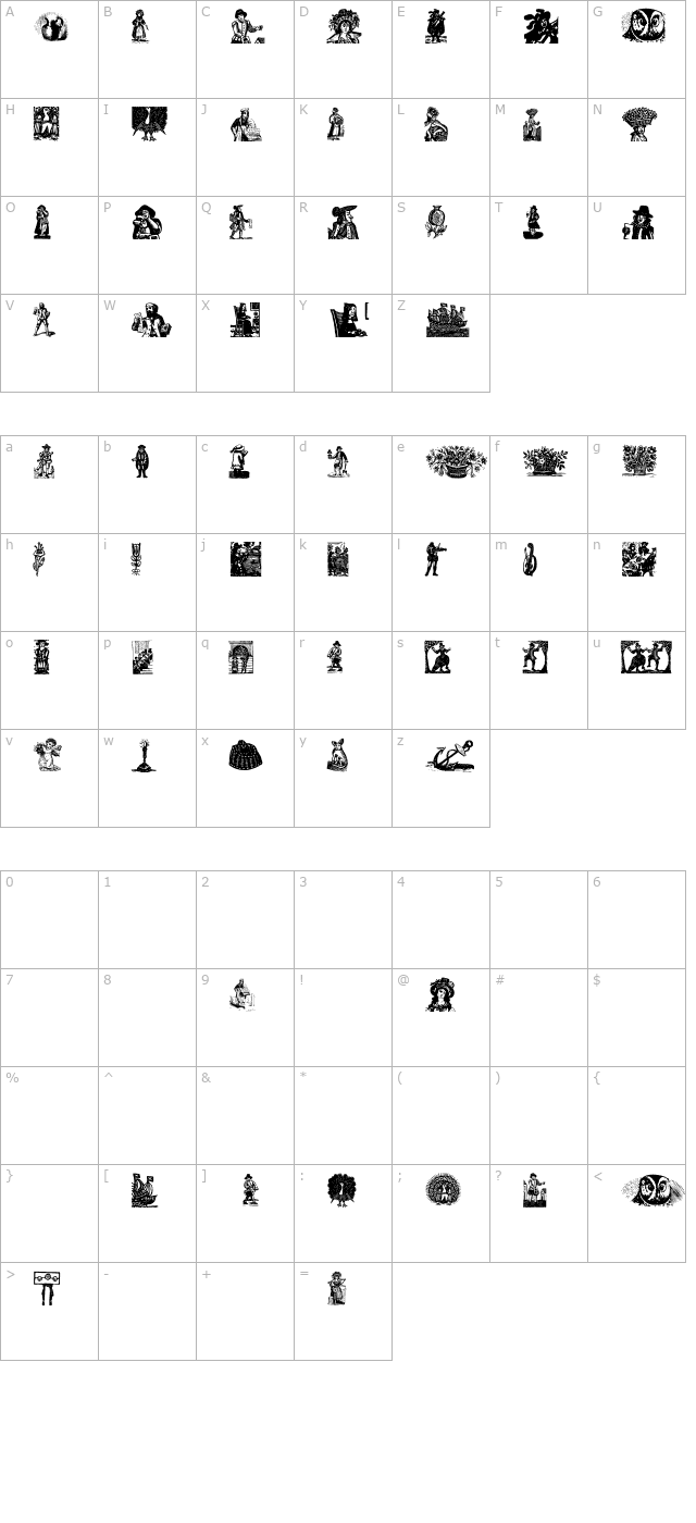 Was Woodcuts character map