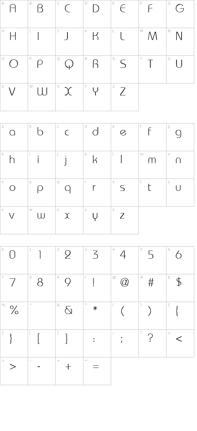 washingtonmetro character map