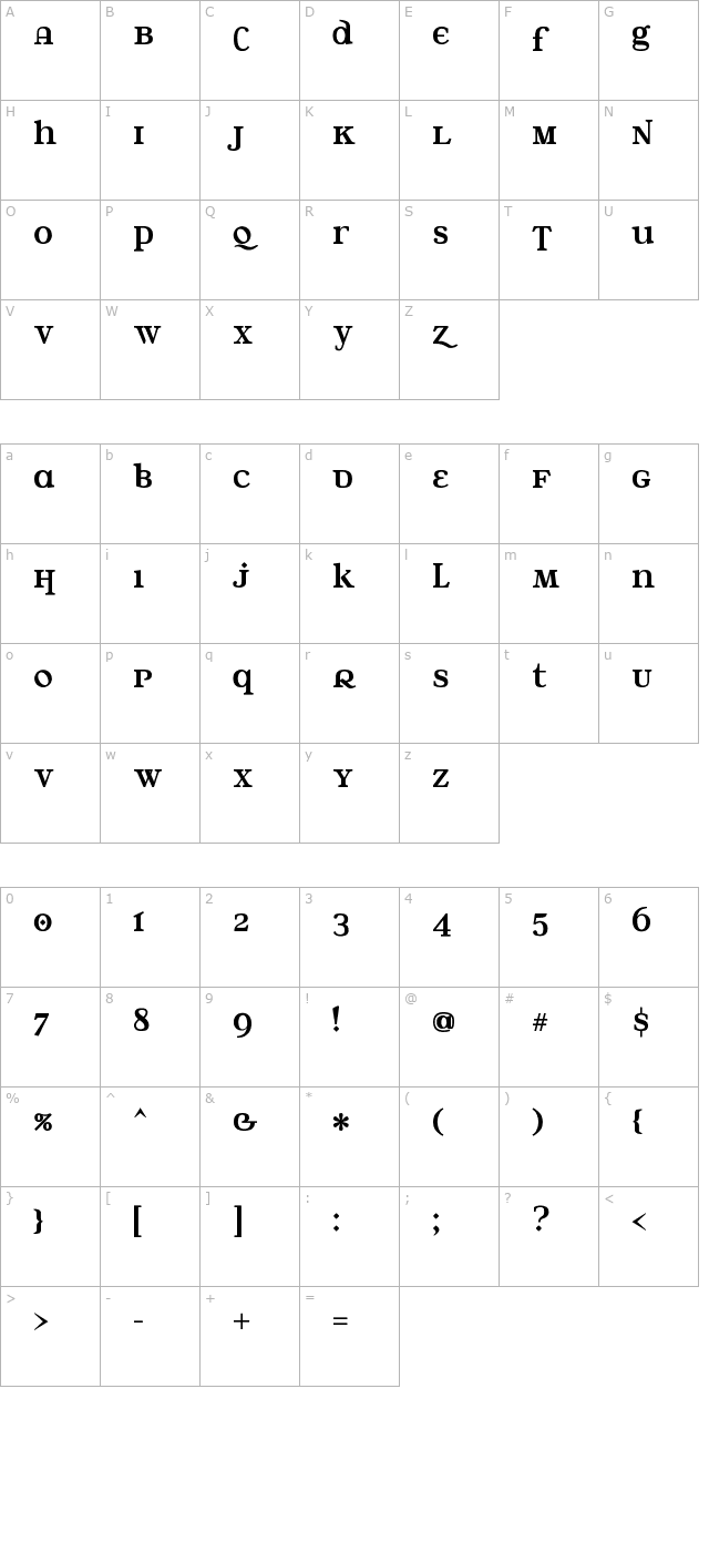 water-street character map