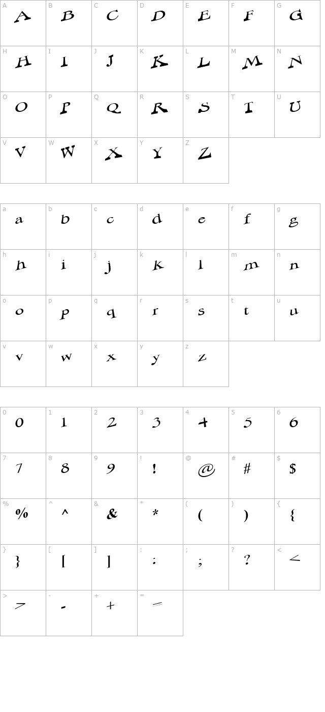 WayOuttaThere character map