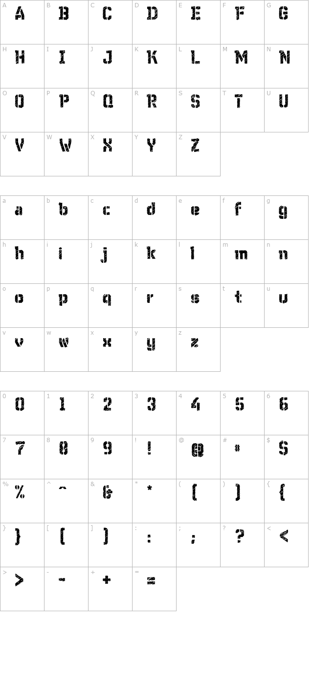 wc-wunderbach-rough-bta character map