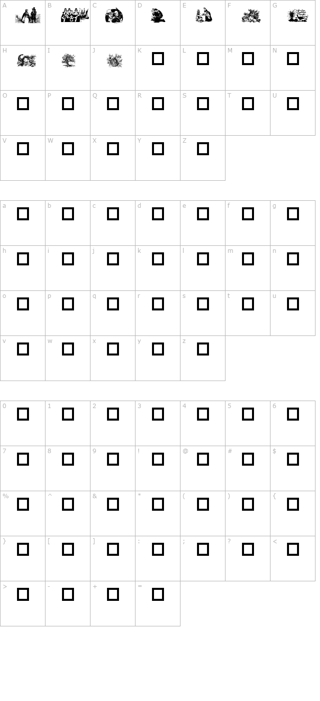 we-give-thanks character map