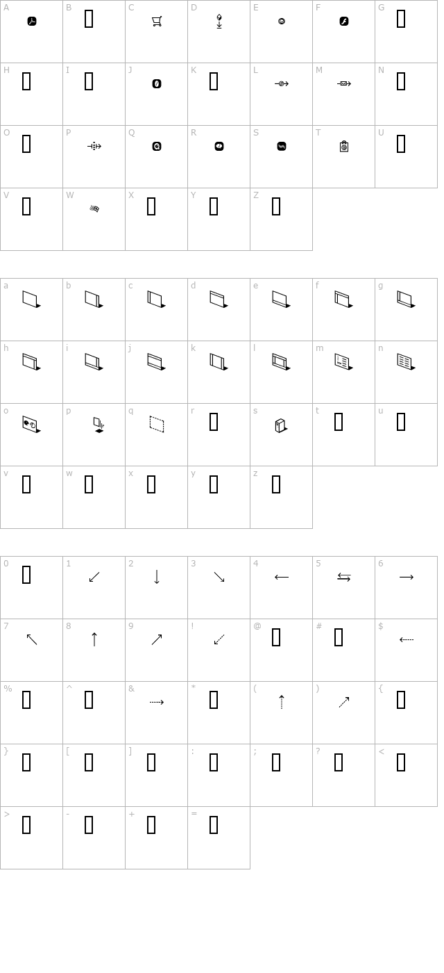 webmap character map