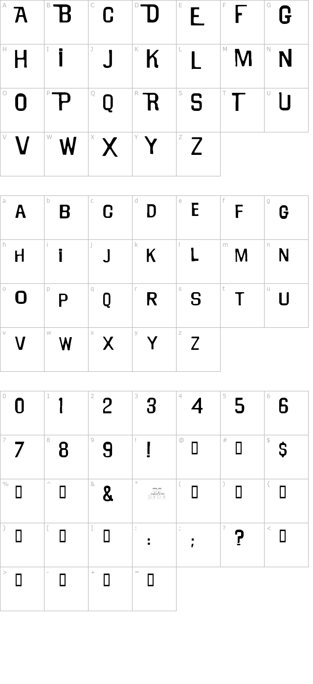 will-robinson character map