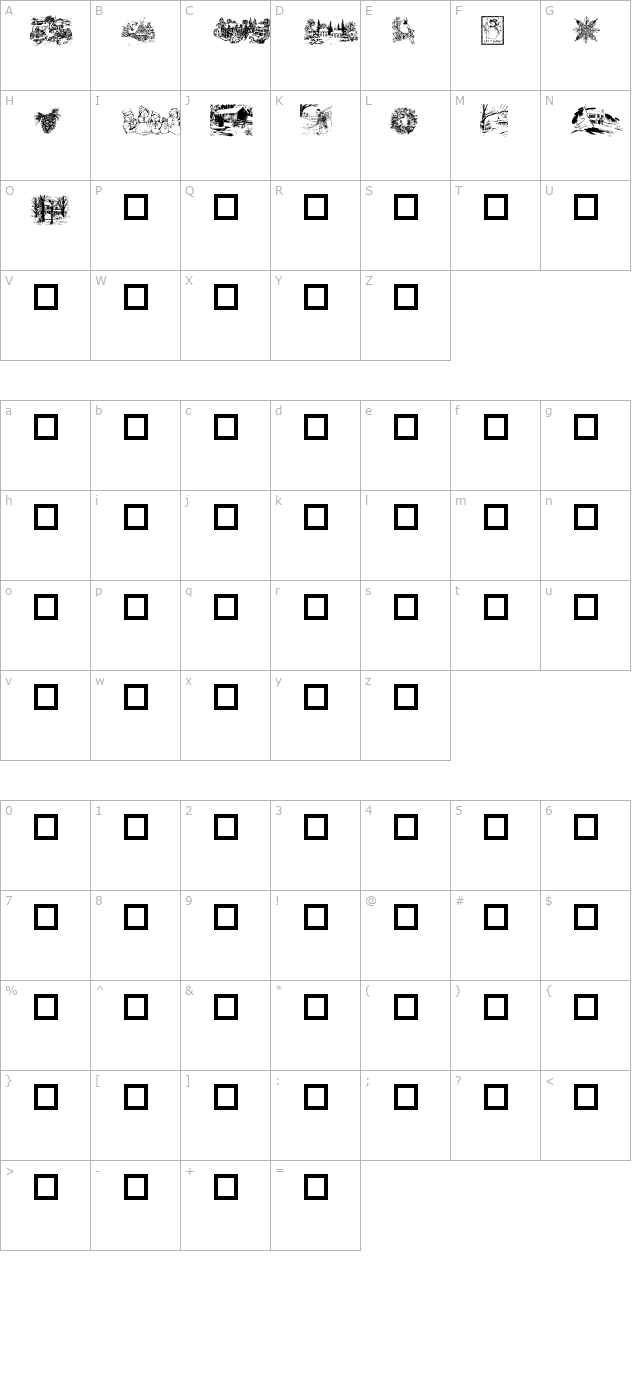 winter-wonderland character map