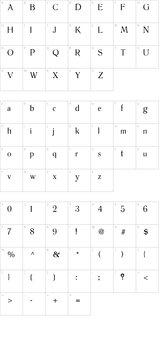 wintersetssk character map