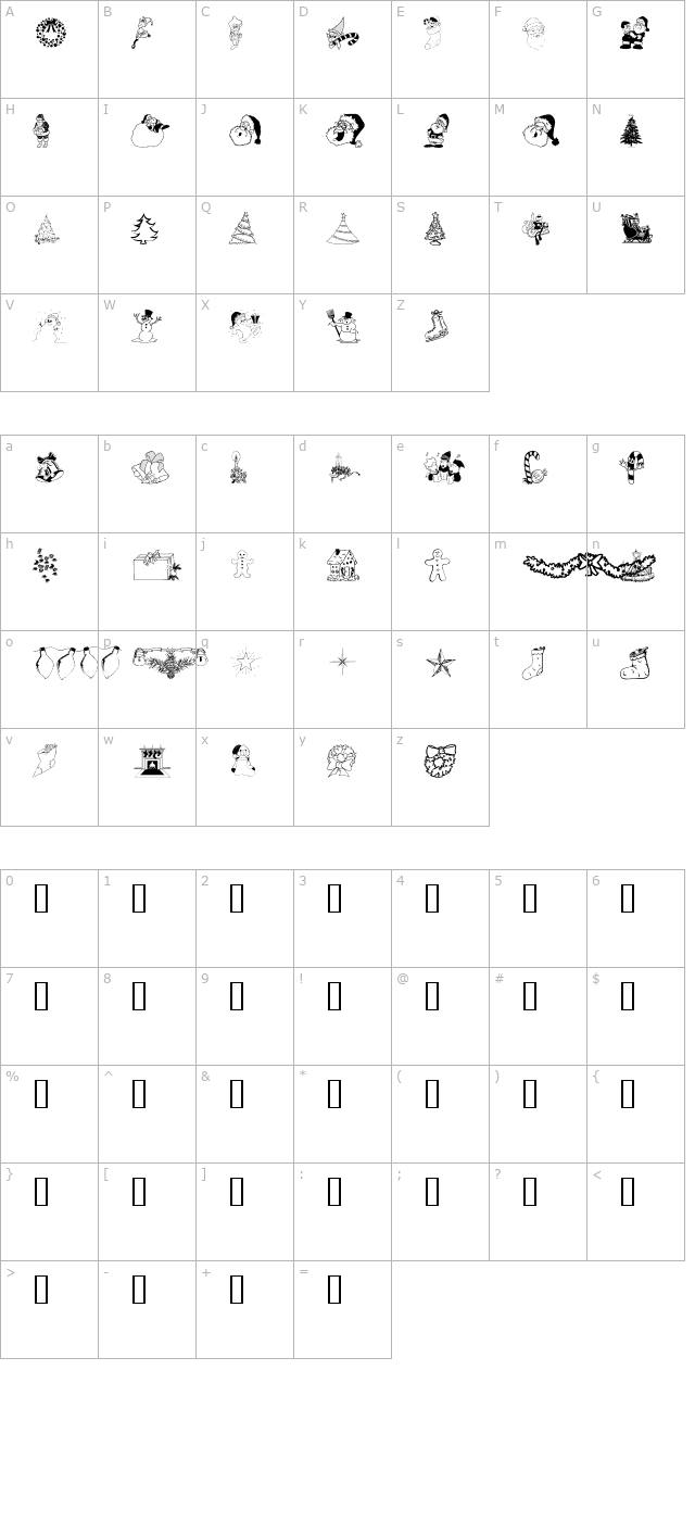 wmchristmas1 character map