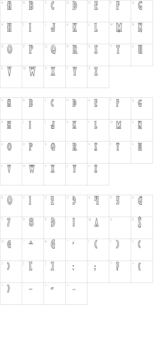 wolfs-bane-bold-outline character map