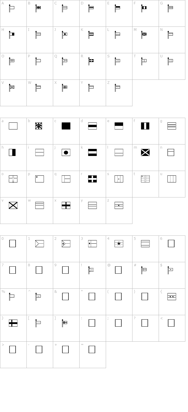 World character map