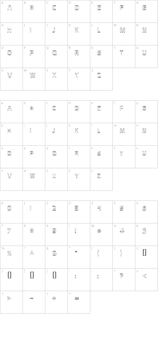 worldoutline character map