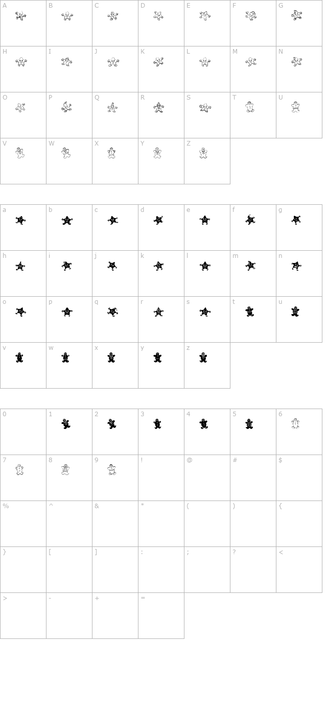 ww-gingerbread character map