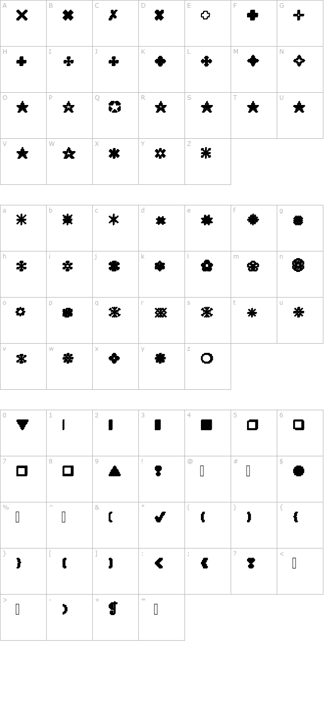 xrough09-becker character map