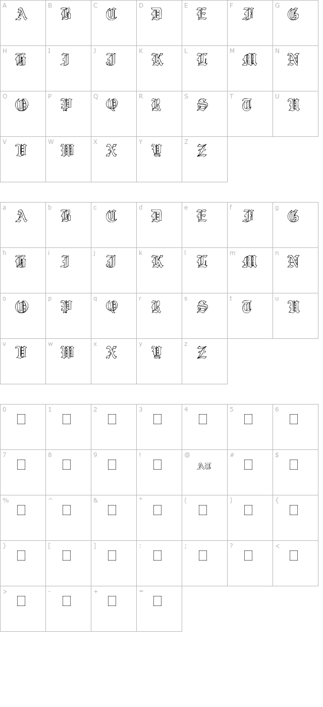 ye-old-shire-outline character map