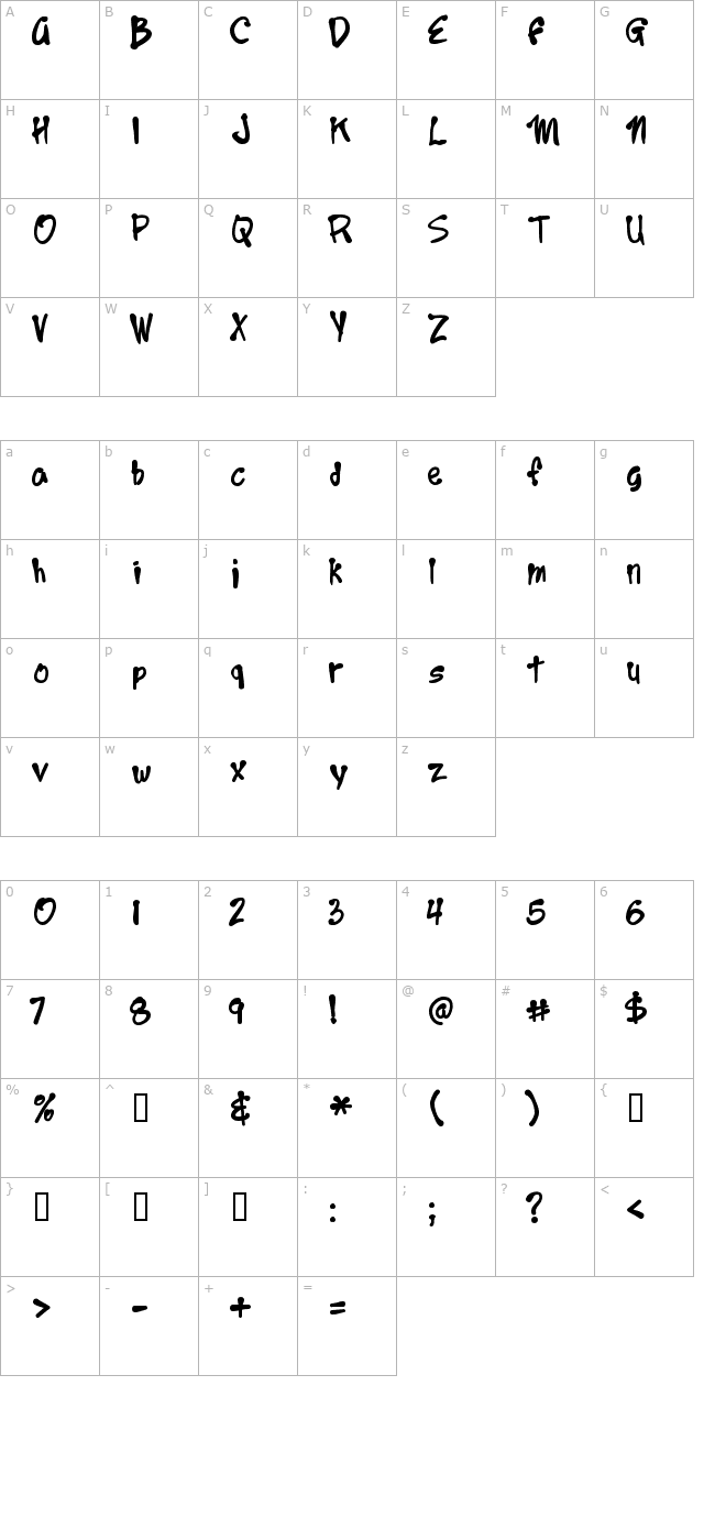 year-2000-boogie character map