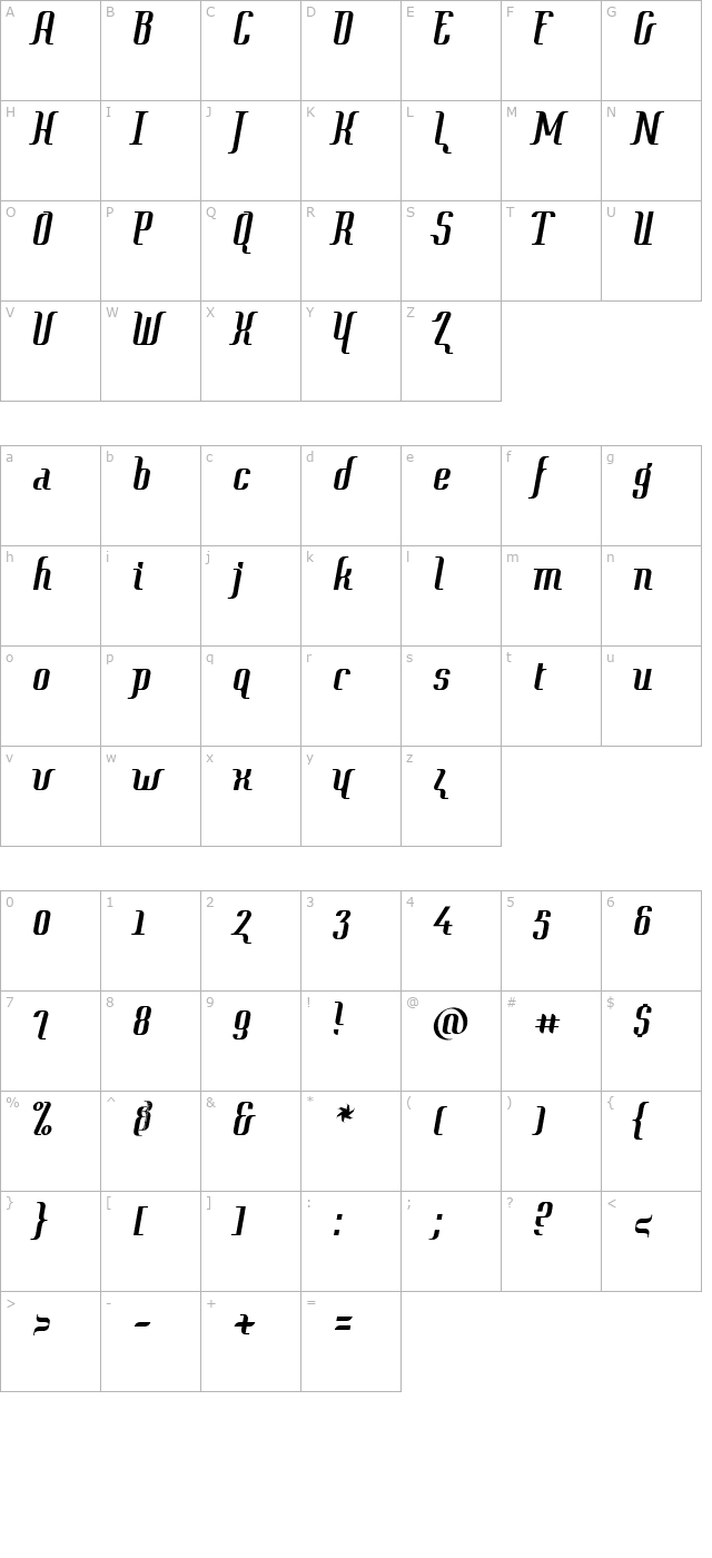 year2000-context-simplex character map