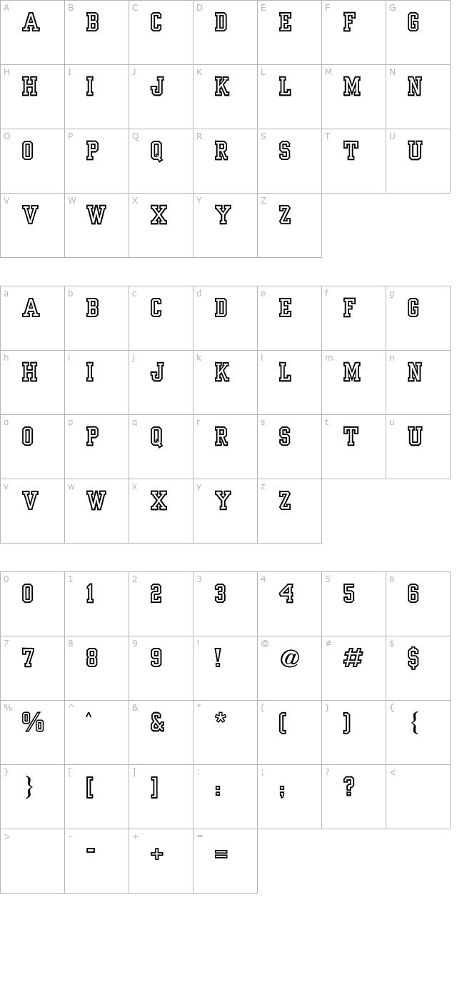 yearbook-cg-outline character map