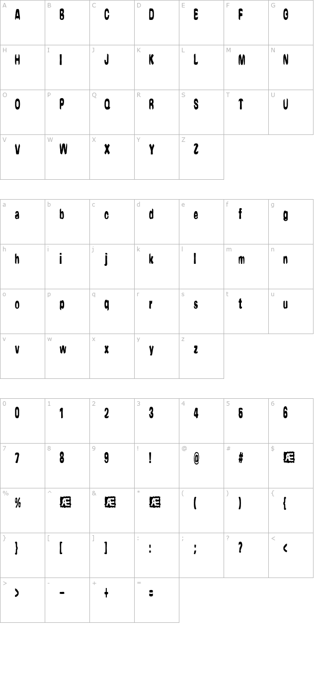 yonder-brk- character map