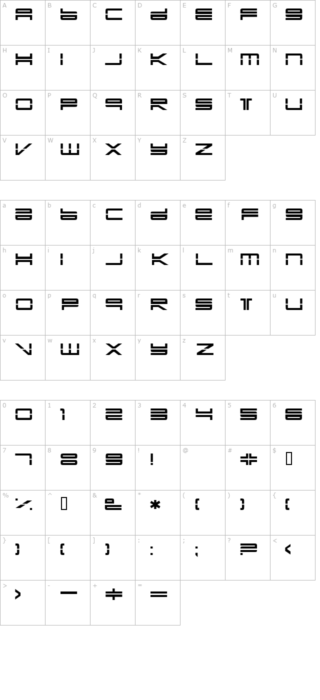 YonderRecoil character map