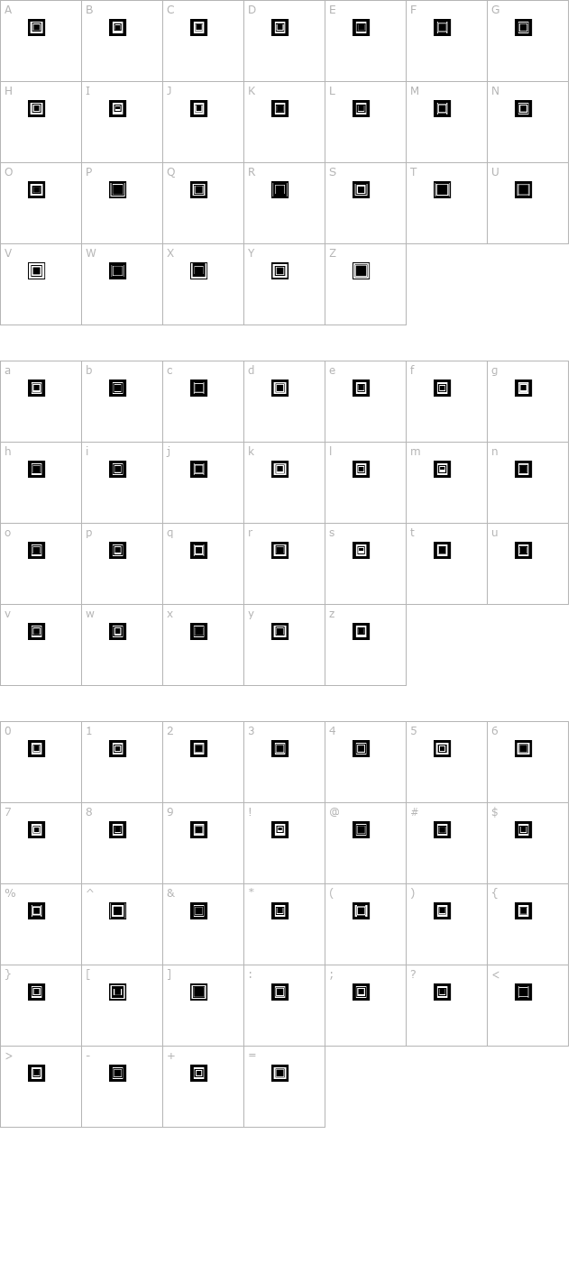 yonkakubotan character map