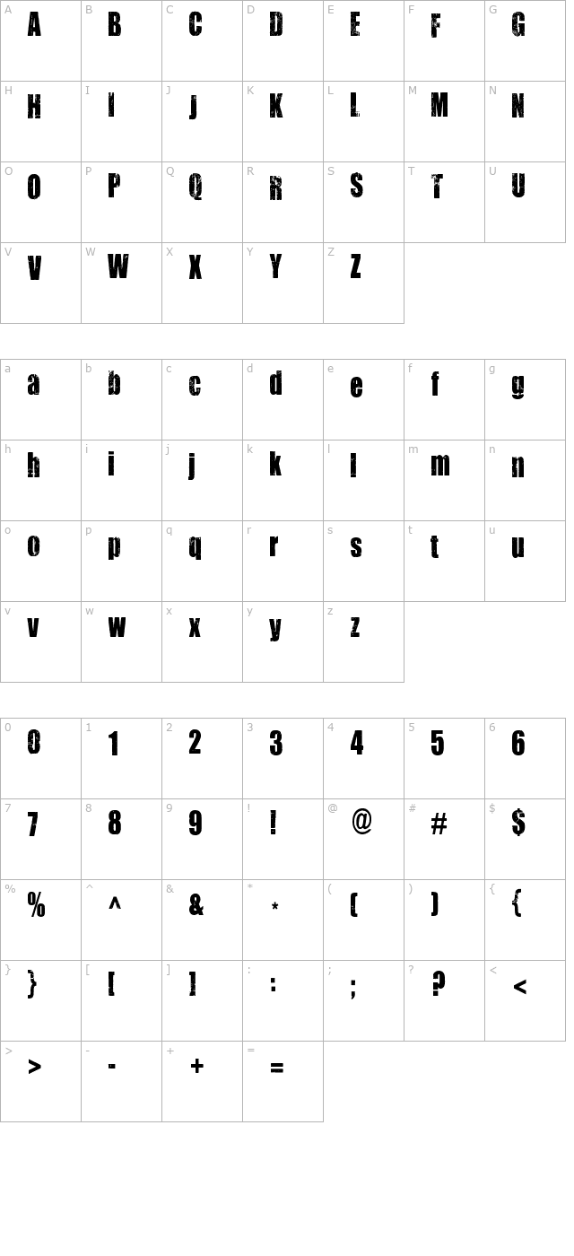 you-are-loved character map