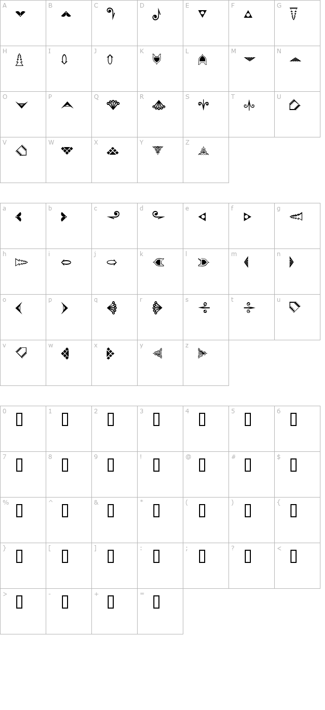 You There! character map