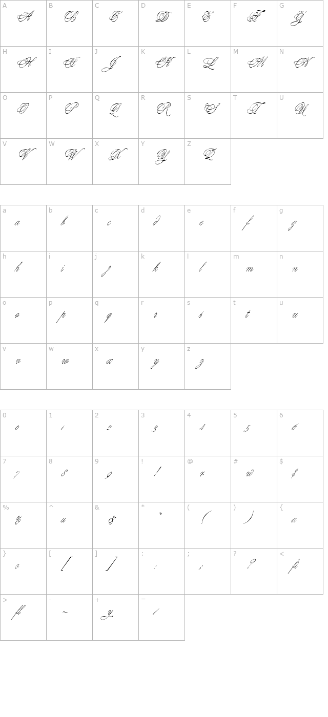 Young Love ES character map