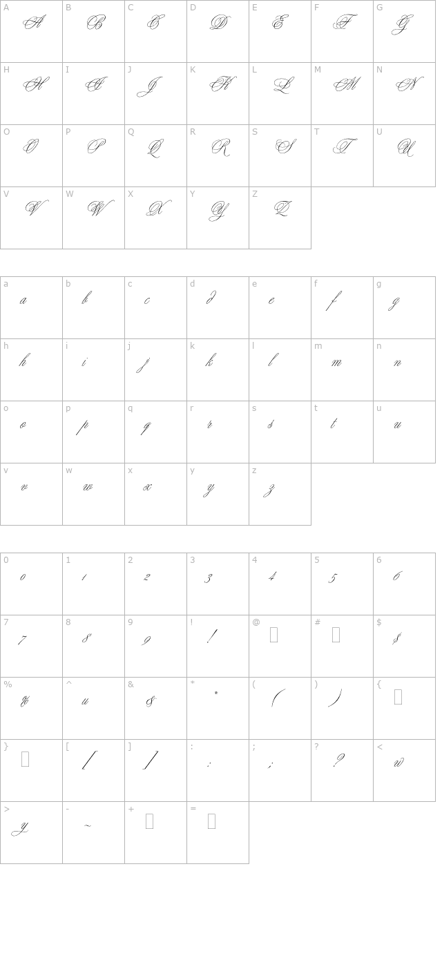 youngbaroqueplain character map