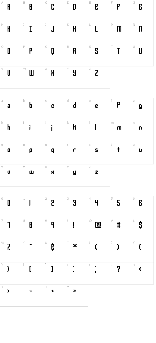 your-complex-brk character map