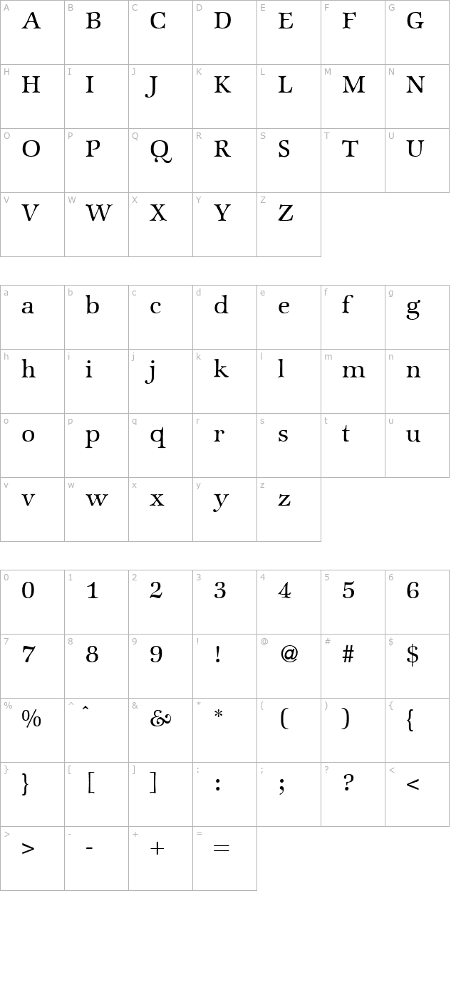 zabriskieinternational-regular character map