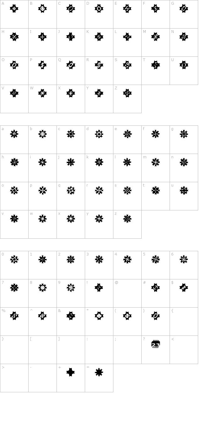 zone23-foopy9 character map