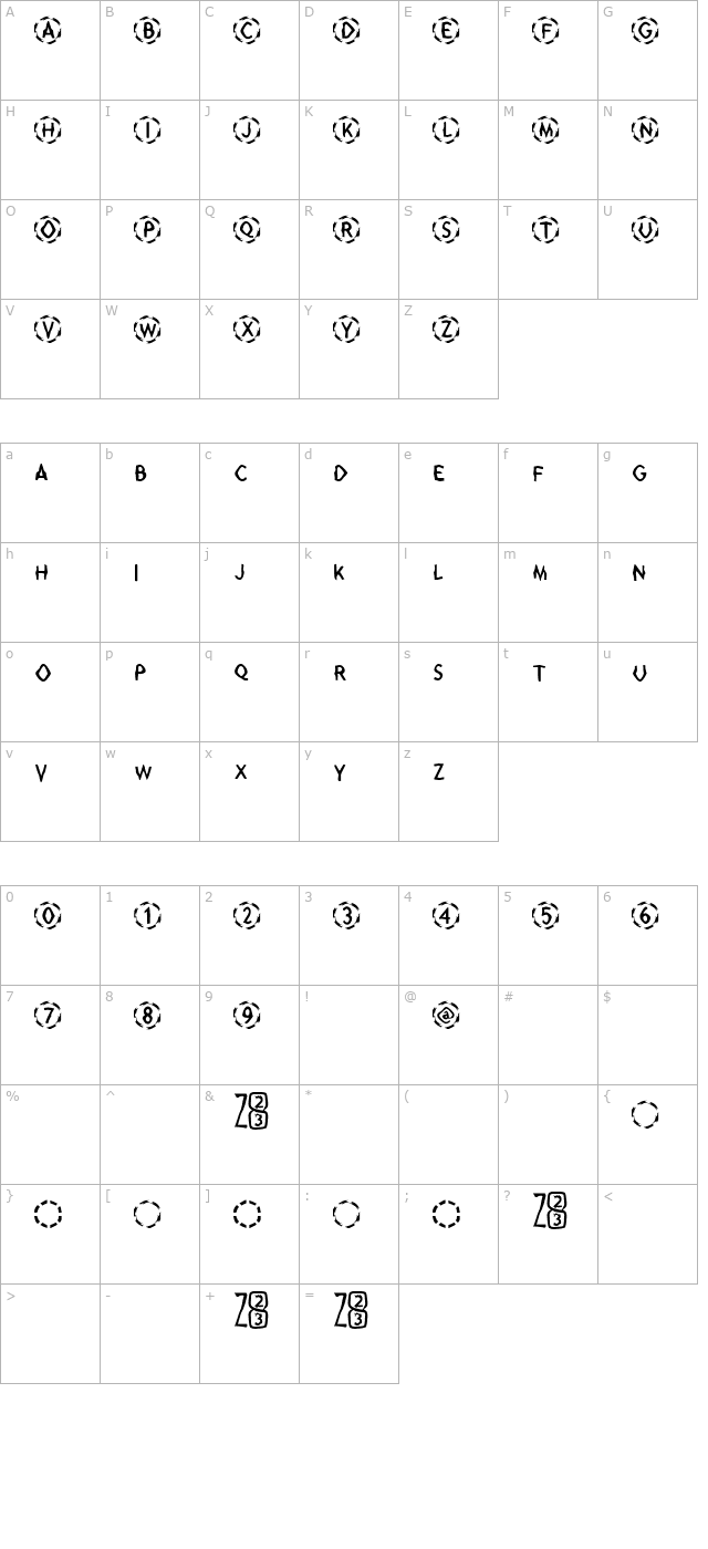 zone23-hiromi character map