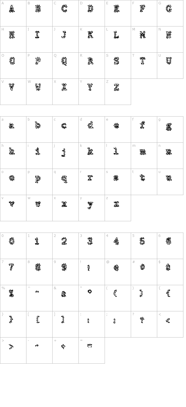 Zone23_NickMolloy character map